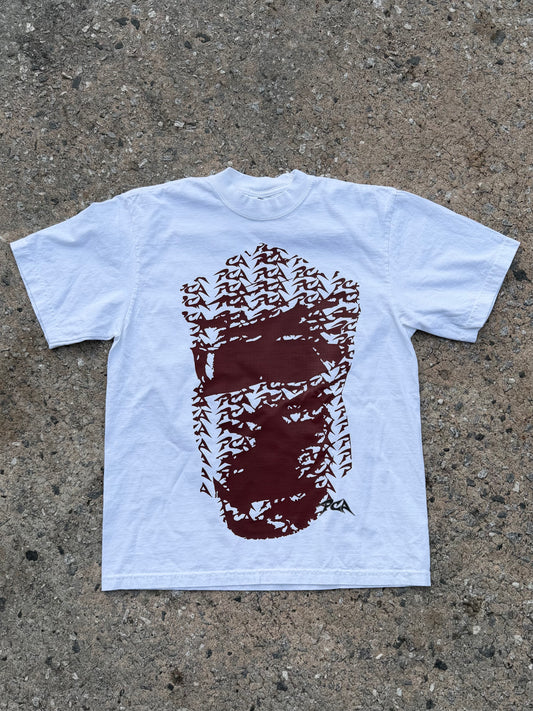 White turban tee