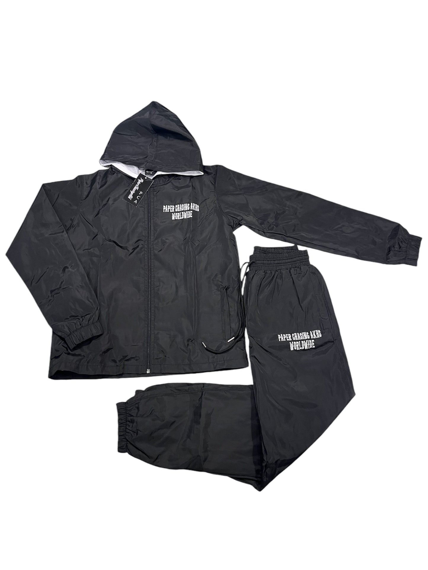 PCA Worldwide Windbreaker Set (Black)